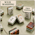 American Mahjong Set – 160 Premium Acrylic Tiles Engraved | Tortoiseshell Back